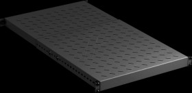 691653TS.80 19" heavy duty shelf, 1U, 150 kg, RAL9005