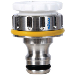 Hozelock 2041P0000 2041 Pro Metal Threaded Tap Connector 12.5-19mm (1/2-3/4in)