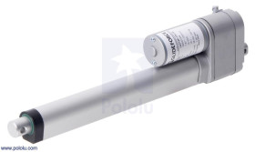 Pololu Glideforce LACT8P-12V-05 Light-Duty Linear Actuator with Feedback: 25kgf, 8" Stroke (7.8" Usable), 1.7"/s, 12V