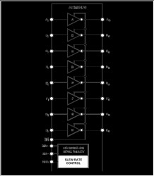 Octal, RS-232/RS-423 Line Driver