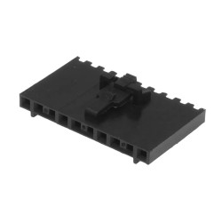 Wtyk żeński NCDG, przewód-płytka, 10 pin, bez styków, 2.54mm