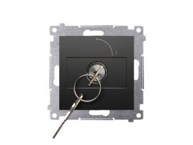 SIMON 54 Wyłącznik na kluczyk czarny (moduł) DW1K.01/49 KONTAKT SIMON