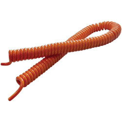 BKL 1506100 Spiral Cable 400mm/1600mm 4G 0.75mm&#xB2; Orange 1pc