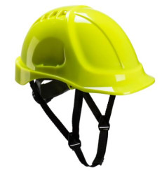 Kask ochronny, Żółty odblaskowy, ABS, Standardowy