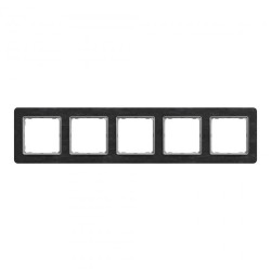 Ramka 5-krotna, łupek, efekt kamienia, Sedna Elements SDD391805