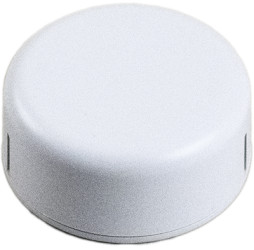 ABS miniature enclosure, (Ø x H) 45 x 20 mm, white, IP54, 1551SNAP11WH