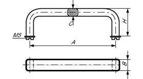 Uchwyt Uchwyt 277.4 Aluminium