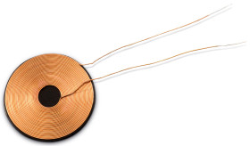 Cewka do ładowania bezprzewodowego, Ø 15mm, 700mA, 750mΩ, 22MHz, Q: 13, Wurth Elektronik, WE-WPCC