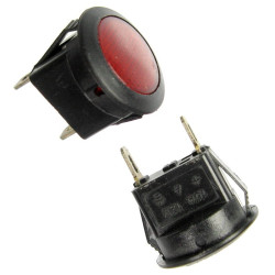 Oprawa z żarówką mini czerwona średnia QBB 2-0437