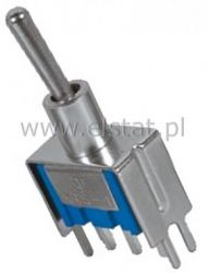 MTS 103 Przeł.hebel. ON-OFF-ON 3-pozycyjny, PCB
