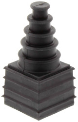 CONTA-CLIP KDS-DE/K 2-11 BK Element uszczelniający termoplastyczny elastomer czarny 1 szt.