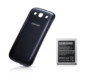 Oryginalna bateria Li-ion Samsung do Galaxy S3 i9300 3000mAh + niebieska klapka