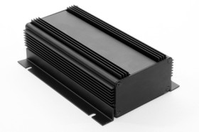 Extruded Enclosure - Heat Dissipative, 1455KHD1601BK