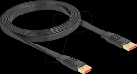 81006 DisplayPort 1.4 flat ribbon cable, 8K 60 Hz, 2 m