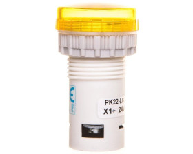 Lampka kompaktowa żółta PK22-LG-24-LED AC/DC