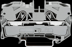 2010-1201 2-conductor feed-through terminal, 57 A 0.5 - 10.0 mm² grey