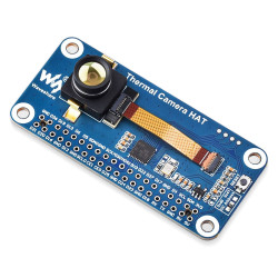 Long-wave IR Thermal Imaging Camera HAT for Raspberry Pi (45° FOV)