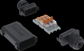 JAT320-9300 Kabelverbinder, 3-polig - kurze Bauform