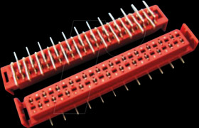 Socket connector Micro Match, 20-pole