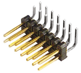 Złącze szpilkowe 14-pinowe TSW raster: 2.54 mm Kąt prosty 2-rzędowe Samtec Otwór przelotowy 450 V Bez osłony