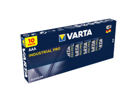 10x bateria R-03 LR03 AAA alkaliczne Varta Industrial