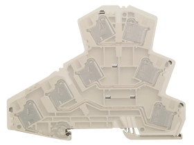 Kostka zaciskowa na szynie DIN Weidmuller poziomy: PotrójnyWciskane P raster: 6.1mm 32A 800 V