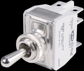 641H/2 Lever switch to 10 A, 2x ON - OFF