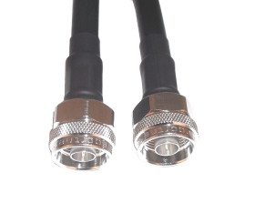 Kabel koncentryczny złącze A N Type złacze B N Type długość 500mm typ kabla RG214 Z zakończeniem