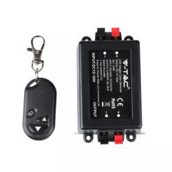 Monochromatyczny ściemniacz RF radiowy do taśm LED 12V/96W 24V/192W VT-4083 SKU3300 V-Tac