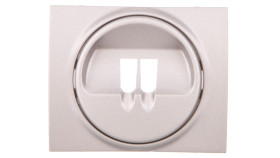 Sistena Life Plakietka Gniazda Głośnikowego Pojedynczego Metalic 771300