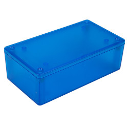 Hammond 1591XXCTBU ABS Enclosure Multipurpose Translucent Blue 121 x 66 x 40mm