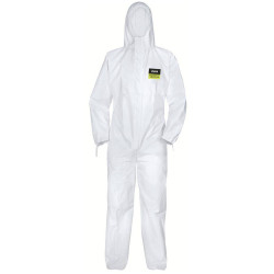 uvex 8849714 disposable overall 3XL white type 5/6 chemical protection