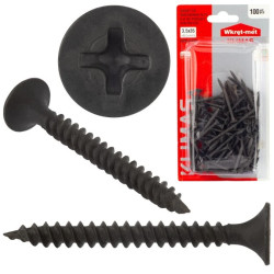 Wkręty fosfatowane karton gips 3,5x35 M Wkręt-met /BL=100szt/