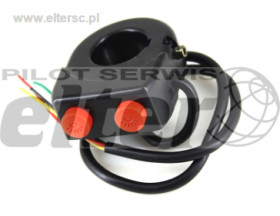 Przełącznik na rower do świateł podwójny ON-OFF