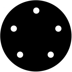 PLATEAU 125 MM NV, DOUX, VELCRO