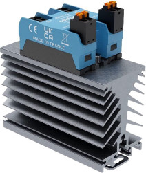 Przekaźnik półprzewodnikowy, montaż na szynie DIN 34 A Celduc 660 V AC