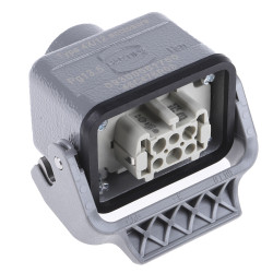 Wzmocnione złącze zasilania 6-pinowe HARTING 16A 500 V Żeński PG13.5