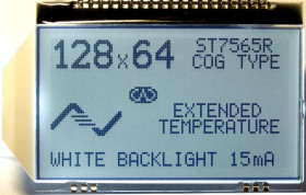 LCD-CG-C128064CF-FHW K/W-E6 BEZ PODŚWIETLENIA