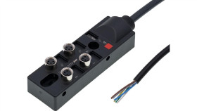 Vk001107 Rozdzielacz, 23X103x31mm, 10-30V Dc, 4X M8 3-Pin, Stały Rozdzielacz...