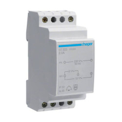 Hager ST303 Bell Transformer 8V/12V 1A With Short-Circuit Protection