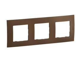 NOWE NILOE Ramka 3 potrójna brązowa dark bronze NP113DB LEGRAND