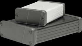 1455L2202BK profile housing, 1455 L, 220 x 103 x 30,5 mm, black anodized