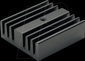 SK 126/50/TO220 Heat sink 50mm 6.5 K/W black anodised
