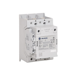 Stycznik 100→ 250 V DC Allen Bradley styki: 3 55 kW 116 A 3NO Montaż panelowy Połączenia bar 100-E116KD11