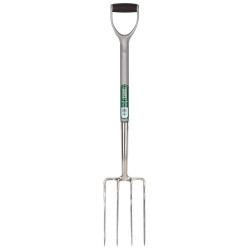 Draper 83755 Stainless Steel Garden Fork With Soft Grip Handle