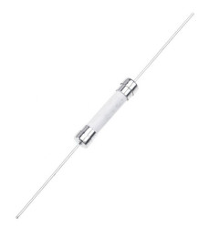 BEZPIECZNIK 20mm 10,0A Z PINAMI DO LUTOWANIA CERAMICZNY (5 SZT.)