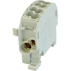 Blok rozdzielczy ‑ odgałęźny Al/Cu SCB 35 (80210) SIMBLOCK szary 81502002