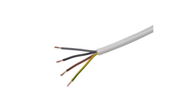 Przewód Zasilający 4 Core Biały 10.1 › 12.5Mm Od , 500 V