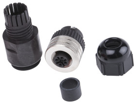 Przemysłowe złącza okrągłe 5-pinowe M12 Montaż na kablu Gniazdo Brad from Molex