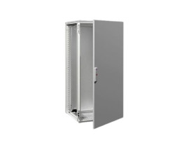 Szafka wolnostojąca, VX, drzwi: 1, Blacha stalowa, RAL7035, 800 x 500 x 1200mm, IP55